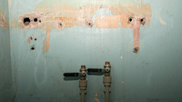 Water damage restoration process in MD